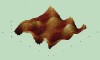 Figure 9  AFM image (256 x 256 pixel, Solver PRO) of the same IPS Empress 2 sample after five firings.